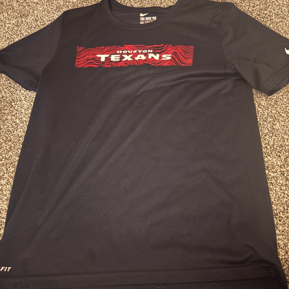 Nike Kids Black Houston Texans Long Sleeve Tee